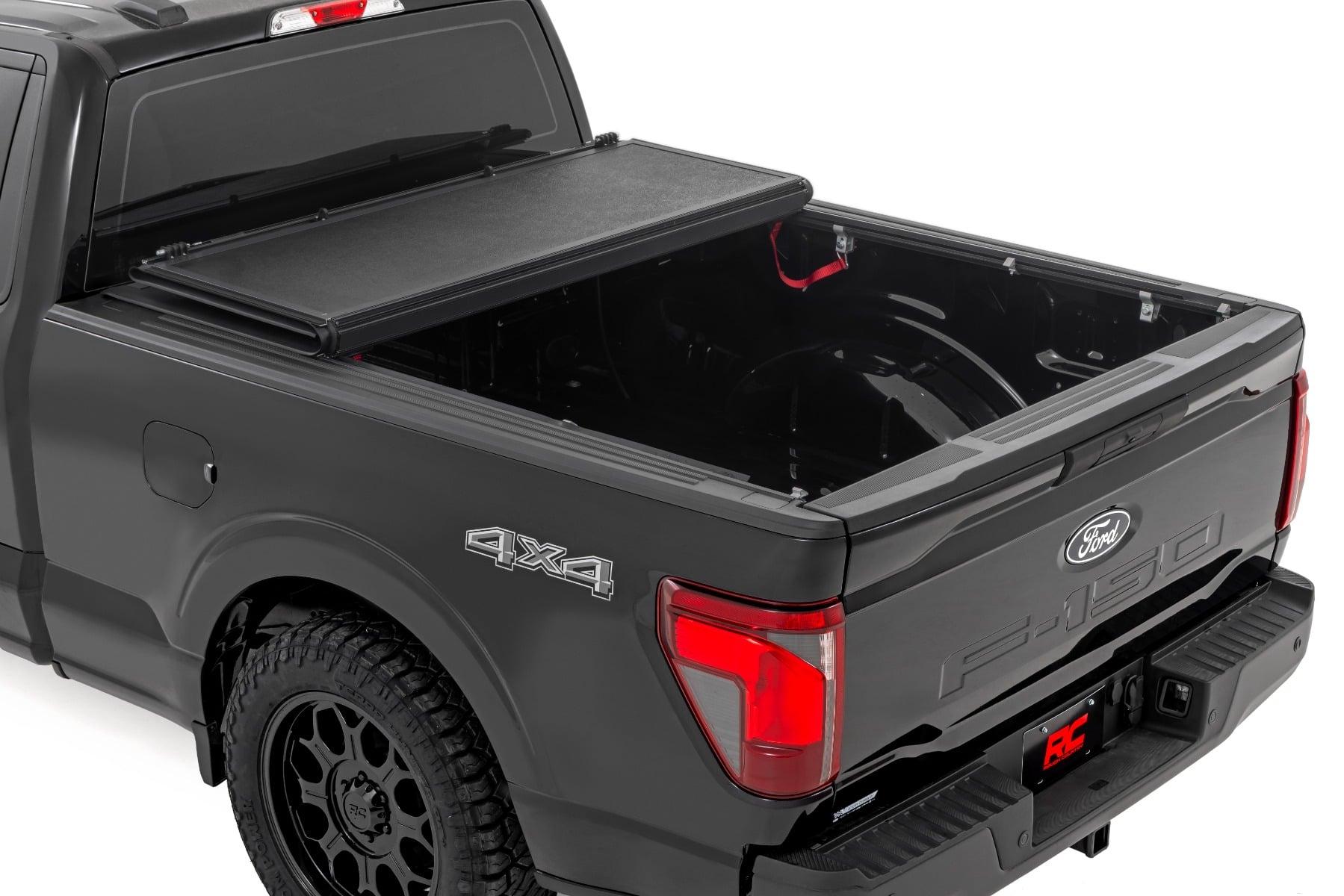 Rough Country Hard Low Profile Bed Cover 6 Foot 7 Inch Bed Ford F-150 2WD/4WD (2021-2026) - 47229650B