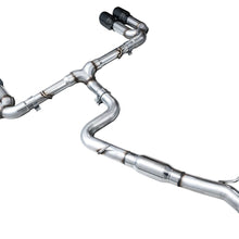 AWE Track Edition Exhaust for Audi 8Y S3 - Diamond Black Tips - 3020-43897
