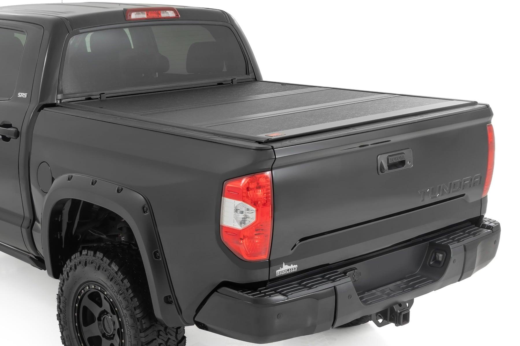Rough Country Hard Low Profile Bed Cover 5 Foot 7 Inch Bed Toyota Tundra 2WD/4WD (2007-2021) (2007-2021 Tundra) - 47414550B