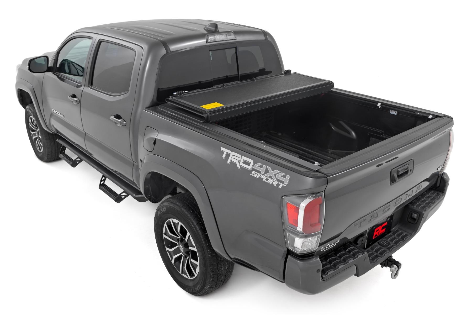Rough Country Hard Low Profile Bed Cover 5 Foot Bed Toyota Tacoma 2WD/4WD (2016-2023) (2016-2023 Tacoma) - 47420500B
