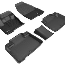 3D MAXpider 2016-2020 Lincoln Nautilus/Mkx Kagu 1st & 2nd Row Floormats - Black