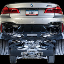AWE Tuning 18-19 BMW F90 M5 SwitchPatch Cat-Back Exhaust- Black Diamond Tips - 3025-43066