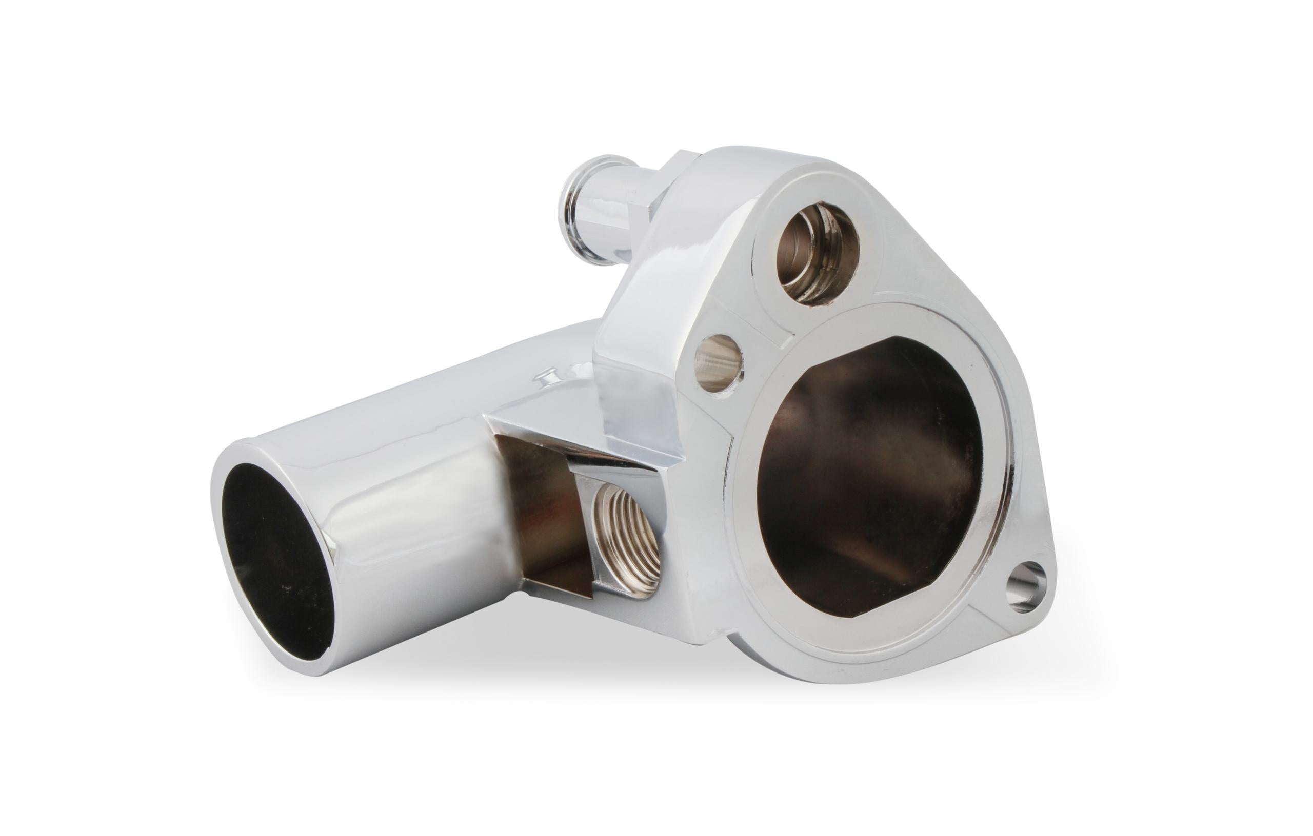 Mr. Gasket Water Neck - Chrome.  - 9713