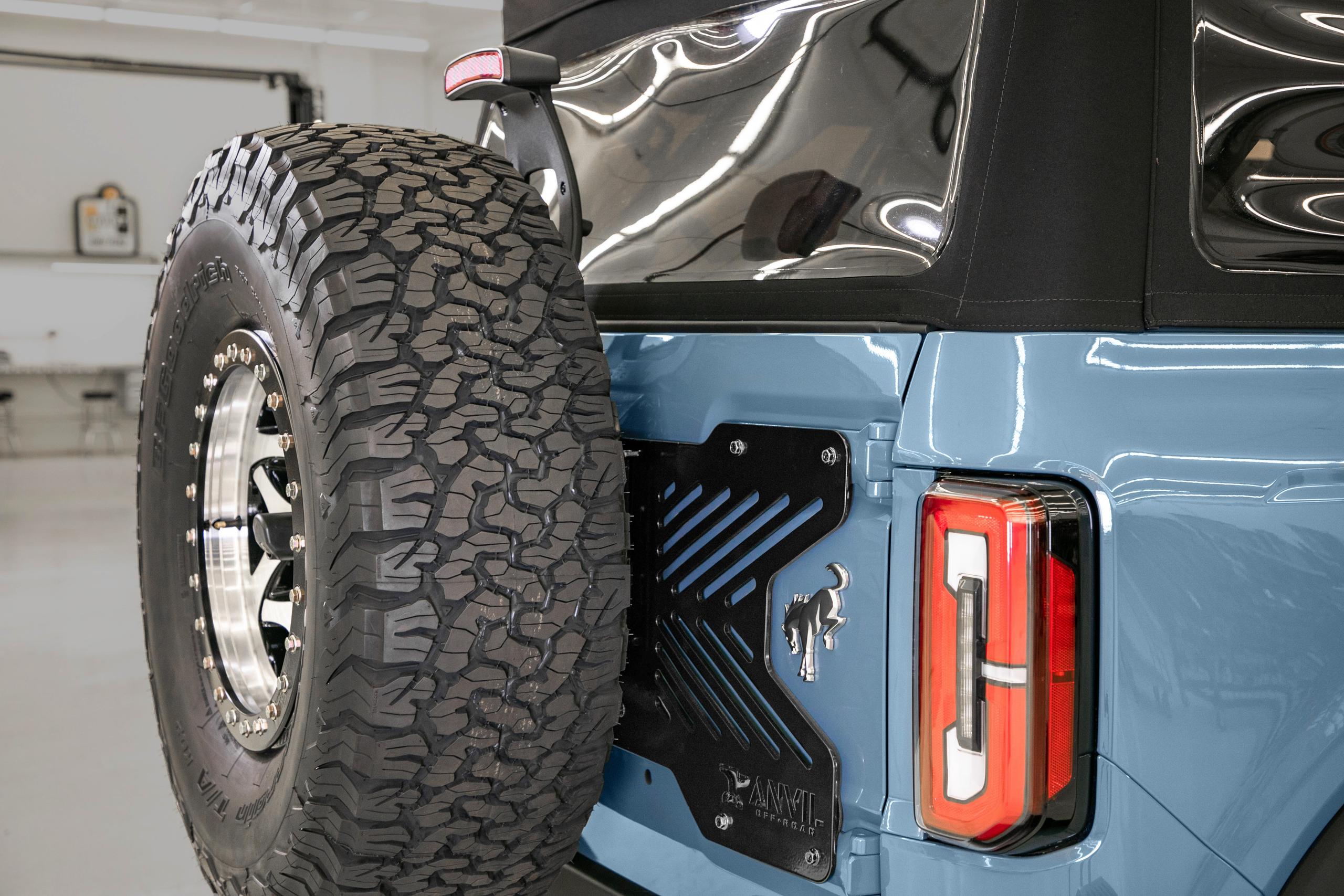 Anvil Spare Tire Relocation Kit (2021-2025 Bronco) - 628-31AOR