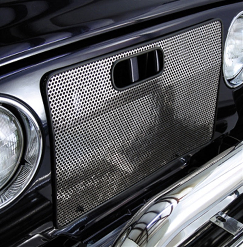 Rugged Ridge Grille Screen Stainless Steel; 97-06 Jeep Wrangler Tj - 11106.03