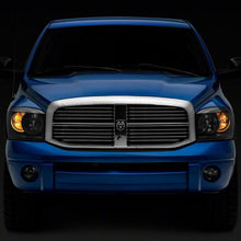 Raxiom 06-08 Dodge RAM 1500 Axial Series Euro Headlights- Black Housing- Clear Lens
