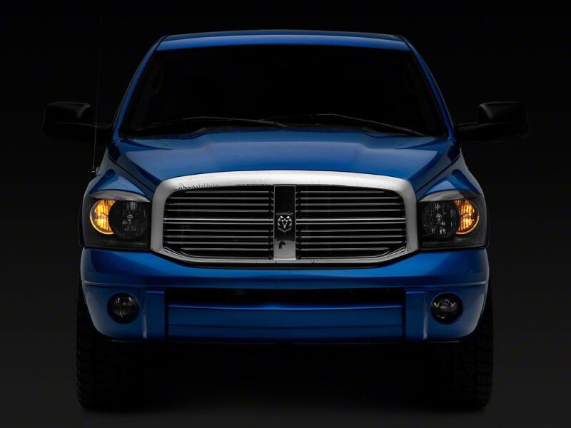 Raxiom 06-08 Dodge RAM 1500 Axial Series Euro Headlights- Black Housing- Clear Lens