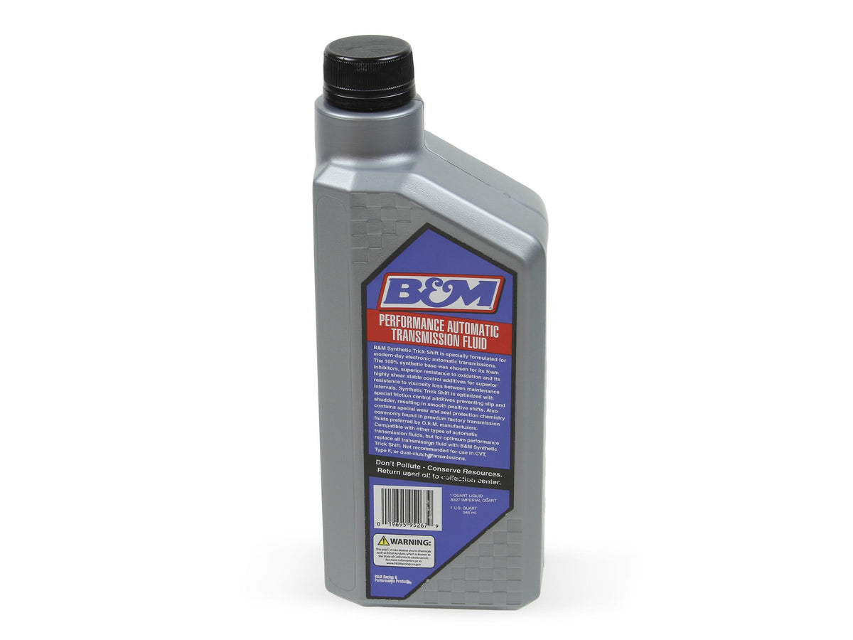 B&M B&amp;M Synthetic Trick Shift Automatic Transmission Fluid - 1 Quart Bottle. - 80262