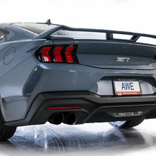 AWE SwitchPath Catback Exhaust - Quad Diamond Black Tips (2024-2026 Mustang GT) - 3025-43650