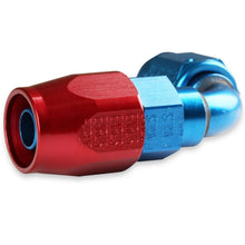 Earls Swivel-Seal™ 90 Deg. An Hose End - Fitting Size: -10An Female - Hose End Size: -10An - Anodized Red/Blue - Aluminum - Bagged Packaging - 809110ERL
