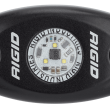 RIGID Industries Rigid A-Series Led Light, Low Power, Red, Black Housing, Single - 480043
