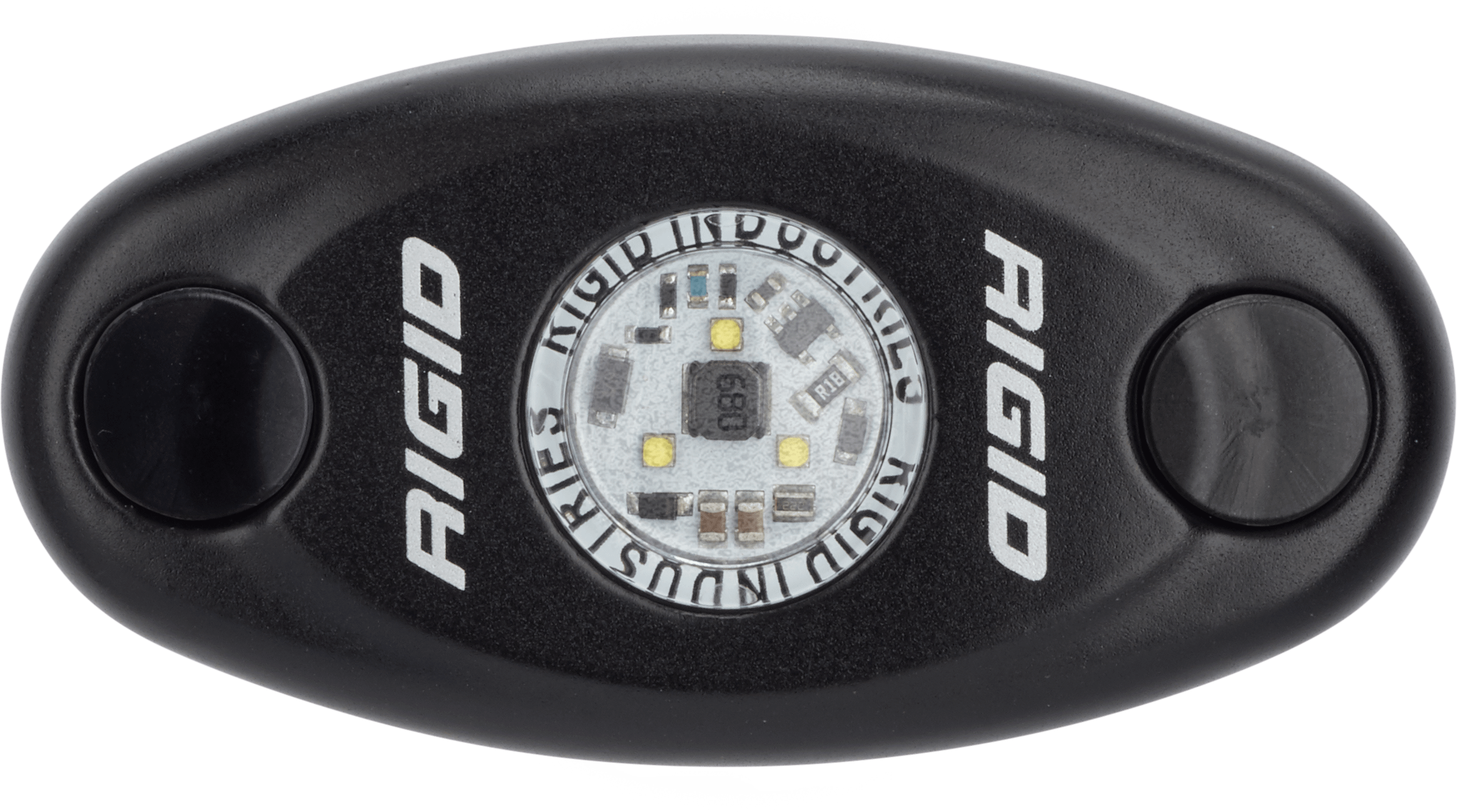 RIGID Industries Rigid A-Series Led Light, Low Power, Red, Black Housing, Single - 480043