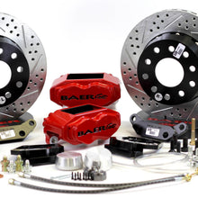 Baer 11" SS4+ Front Brake Kit, Hugger Orange, SDZ, Std. Studs (1969-1982 Chevrolet Fitments) - 4301447HO
