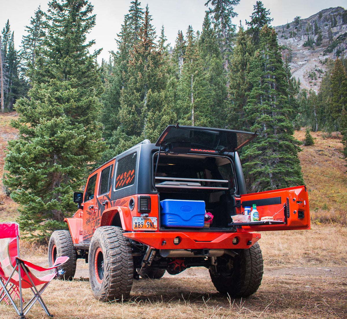 Teraflex 07-18 Wrangler JK MP Tailgate Table No Cutting Board - 4804181