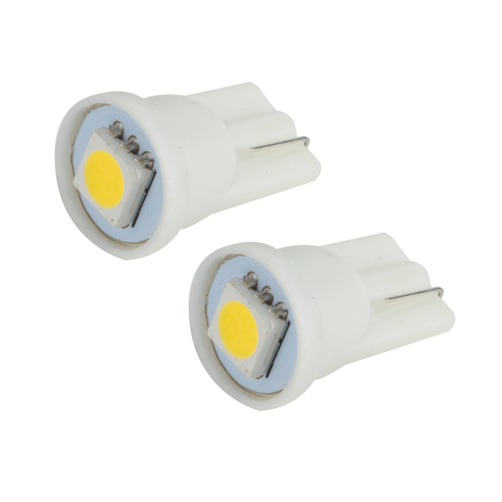 Oracle Lighting T10 1 Led 3-Chip Smd Bulbs, Cool White, Pair - 4806-001