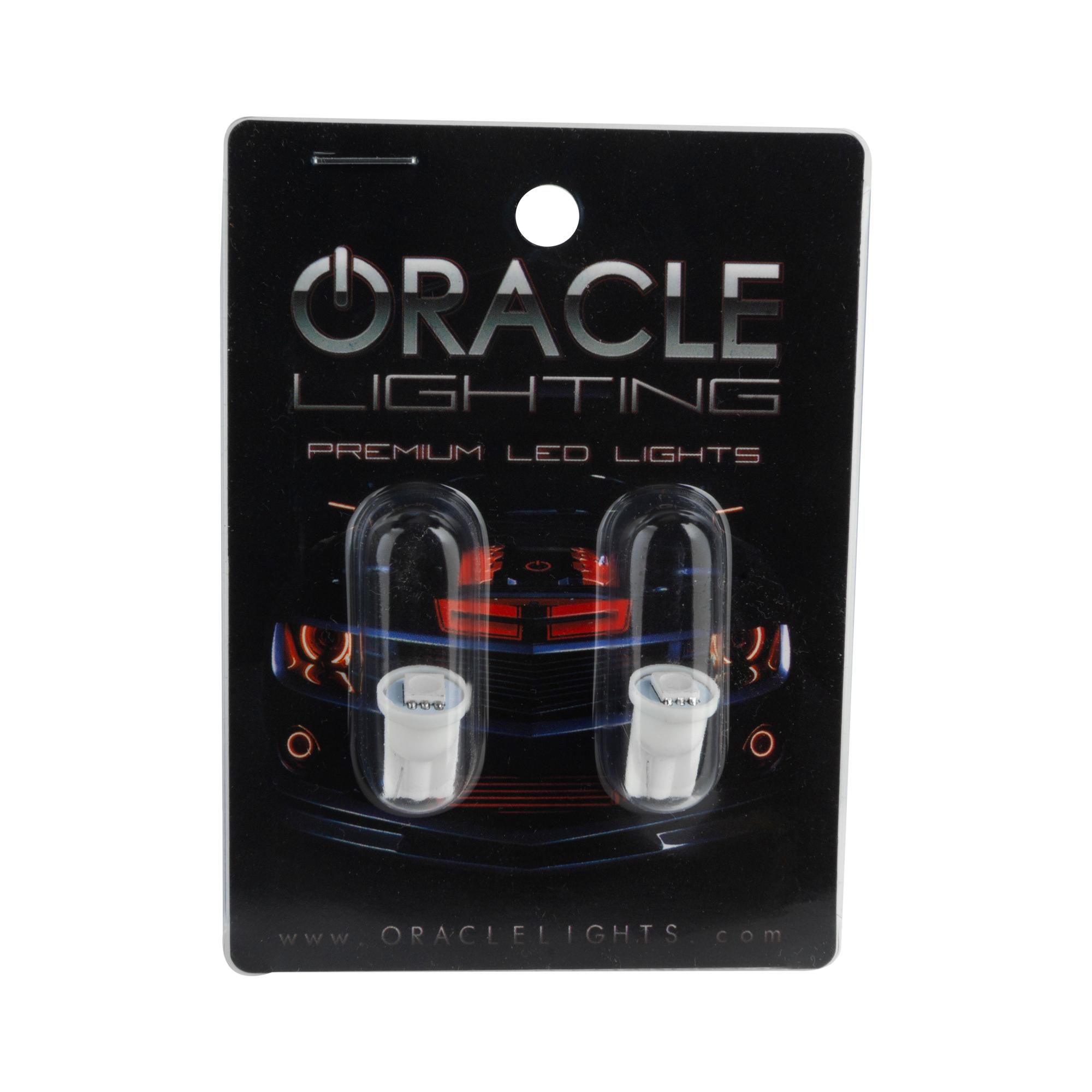 Oracle Lighting T10 1 Led 3-Chip Smd Bulbs, Red, Pair - 4806-003