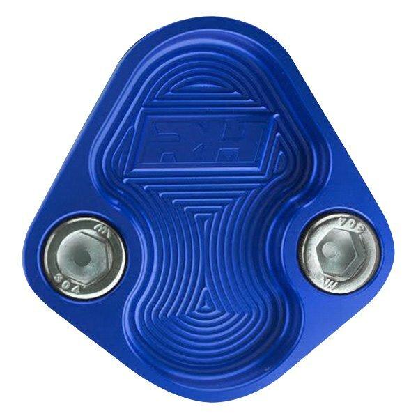 Redhorse Performance Aluminum Block-Off Plate for BBC ENGINE - Blue - 4810-454-1
