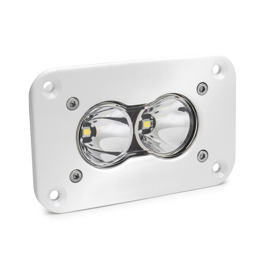Baja Designs S2 Pro LED Work Light: (Each / White / Spot Beam / Flush Mount) (Universal) - 481001WT