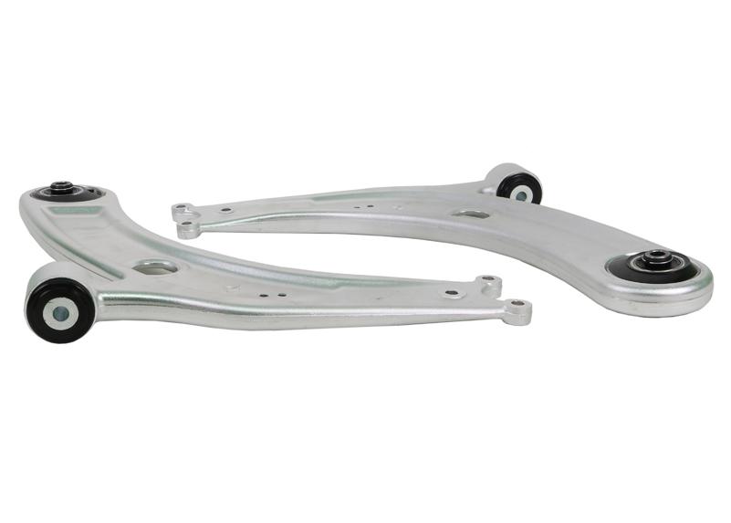 Whiteline Performance Front Control Arm Fits Volkswagen Golf 15-20 Complete Pair Of Alloy Arms Adds +2.5 To 3.0 Deg Positive Caster And -0.25Deg Camber Whiteline (2012-2020 Leon, A3 Quattro, S3, A3, GTI, Golf, Golf SportWagen, TTS Quattro, Golf R, TT Quat