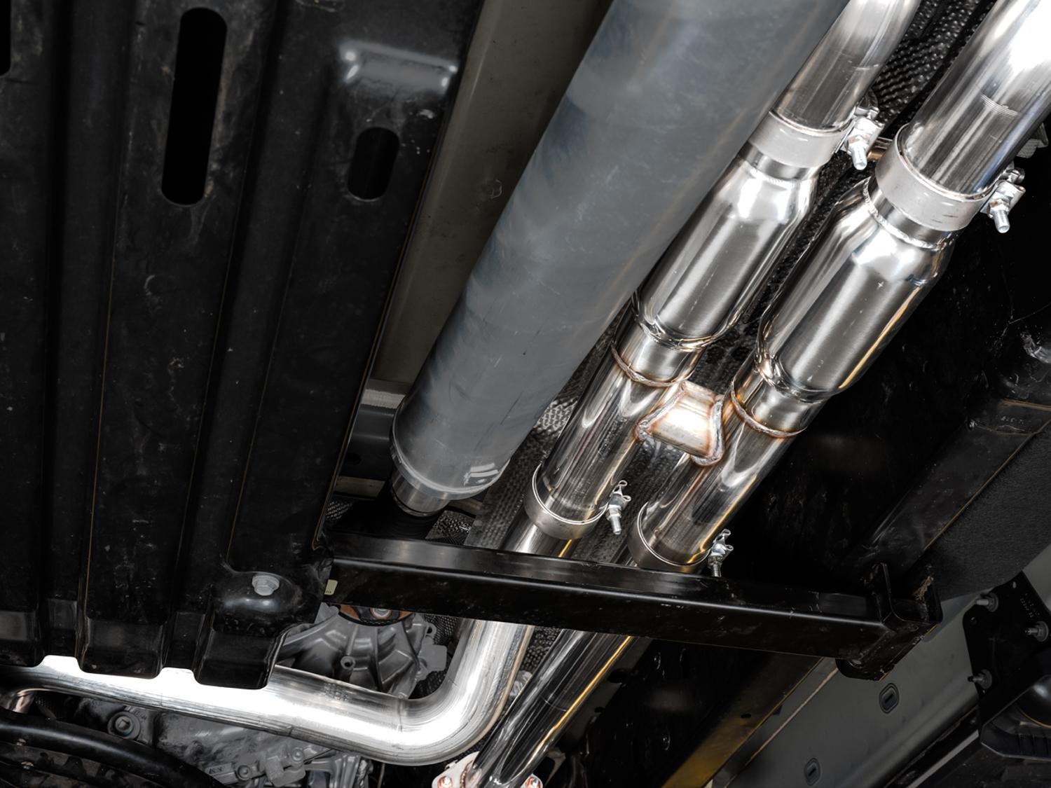 AWE 0FG Catback Exhaust for RAM TRX - Diamond Black Tips - 3015-33005