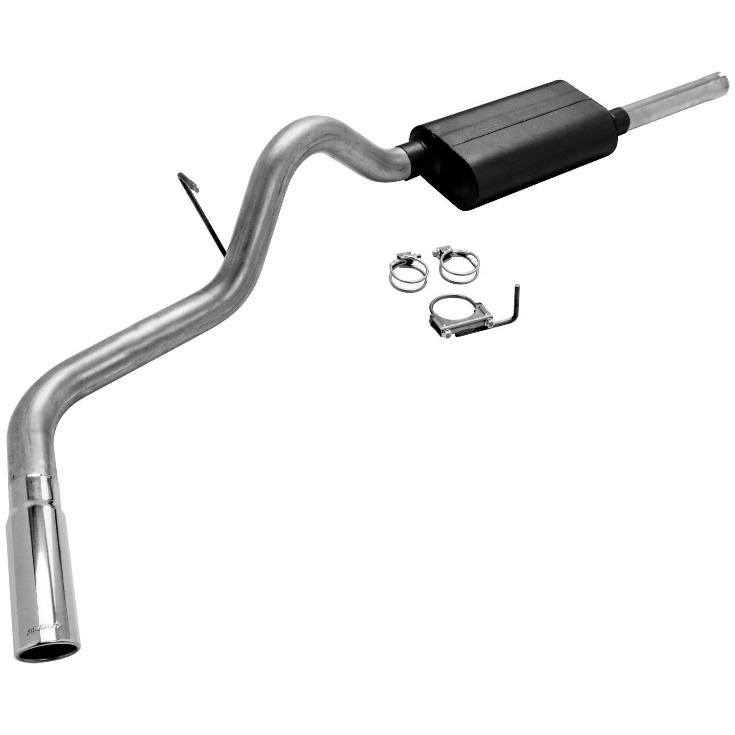 Flowmaster Cat-back System - Single Side Exit - Force II - Mild Sound
