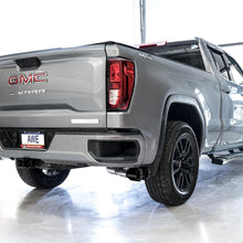 AWE 0FG Catback Dual Side Exit Exhaust for 4th Gen Silverado/Sierra 1500 5.3L (Flat Bumper) - Diamond Black Tips - 3015-23208