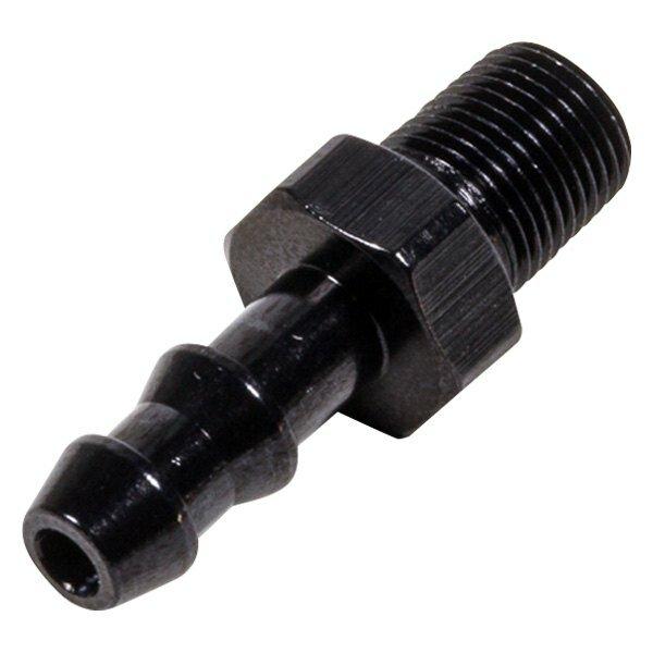 Fragola 1/4 Hose Barb X 1/8 MPT  Black - 484004-BL