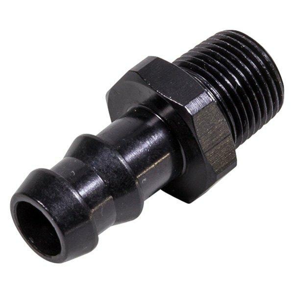 Fragola 1/2 Hose Barb X 3/8 MPT  Black - 484008-BL