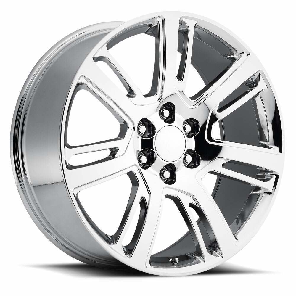 Factory Reproductions Escalade Wheels 24X10 6X5.5 +31 HB 78.1 2015 Escalade Chrome With Cap FR Series 48 Factory Reproductions - 48410316501