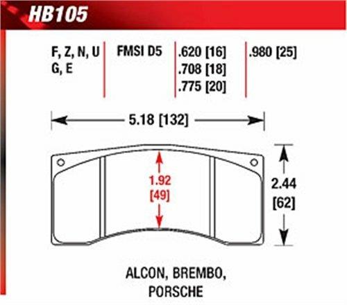 Hawk Motorsports Brake Pads - HB105E.620