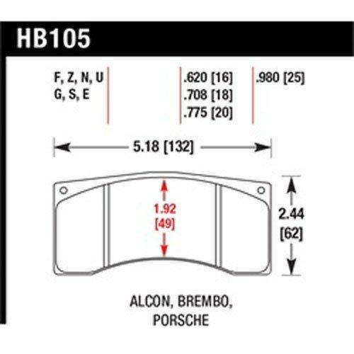 Hawk Street Brake Pads - HB105Z.620