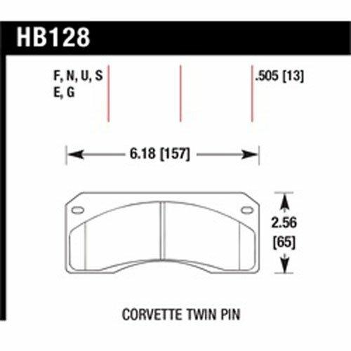 Hawk Motorsports Brake Pads - HB128G.505