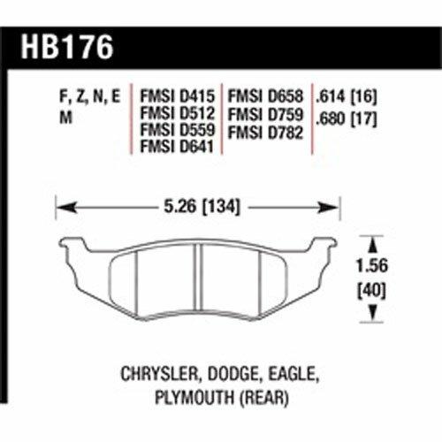 Hawk Street Brake Pads - HB176B.614