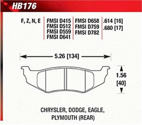 Hawk Street Brake Pads - HB176F.614