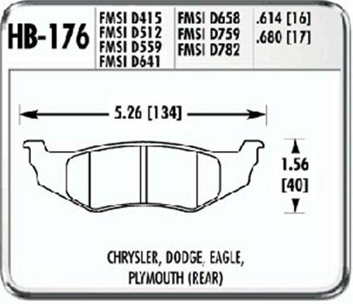Hawk Street Brake Pads - HB176N.614