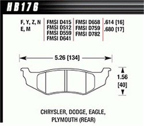 Hawk Street Brake Pads - HB176Z.614