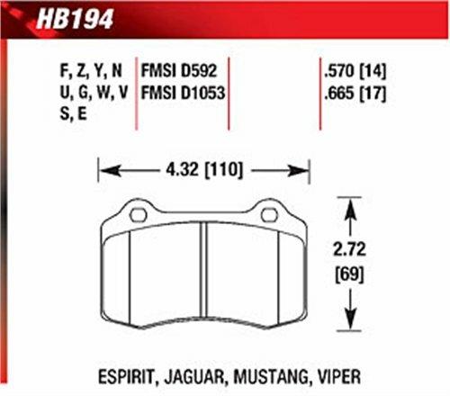 Hawk Motorsports Brake Pads - HB194E.570