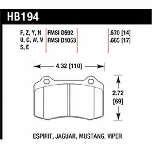 Hawk Street Brake Pads - HB194R.570