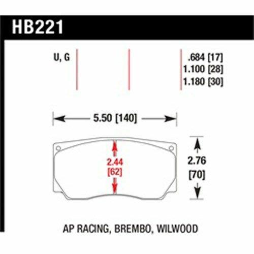 Hawk Motorsports Brake Pads - HB221U1.18
