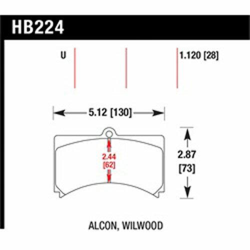Hawk Motorsports Brake Pads - HB224U1.12