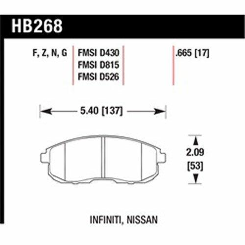 Hawk Street Brake Pads - HB268B.665