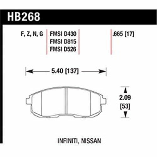 Hawk Street Brake Pads - HB268F.606