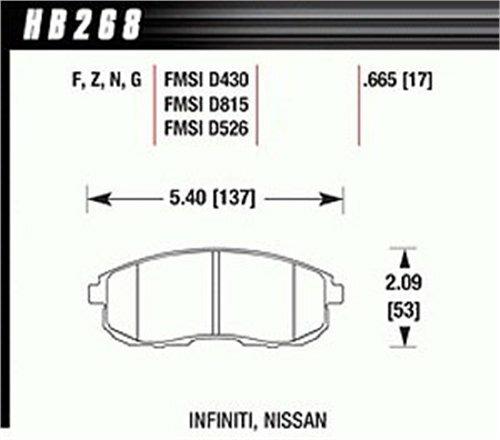 Hawk Street Brake Pads - HB268Z.665
