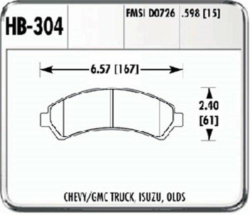 Hawk Street Brake Pads - HB304F.598
