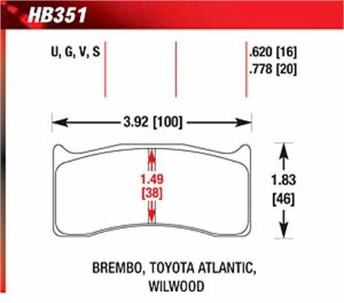 Hawk Motorsports Brake Pads - HB351G.778