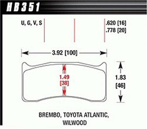 Hawk Motorsports Brake Pads - HB351V.620