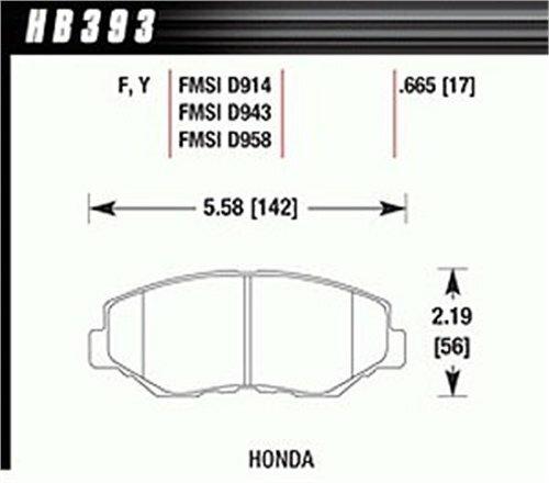 Hawk Street Brake Pads - HB393Y.665
