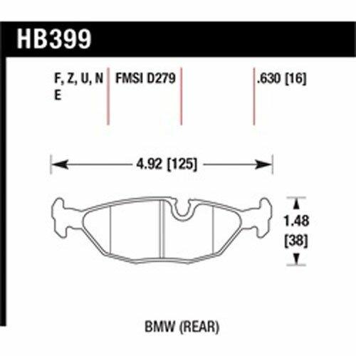 Hawk Motorsports Brake Pads - HB399V.630