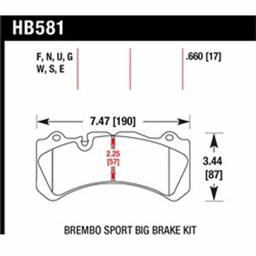 Hawk Street Brake Pads - HB581F.660