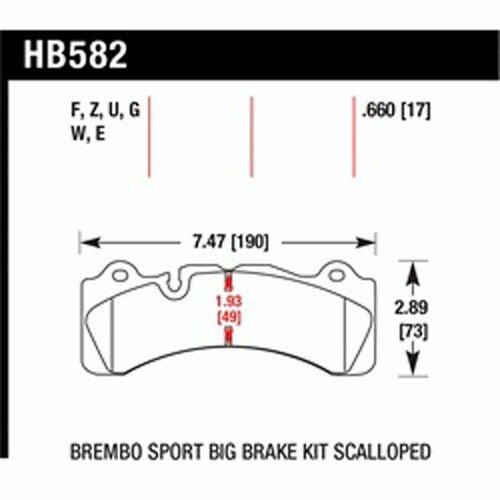 Hawk Street Brake Pads - HB582F.660